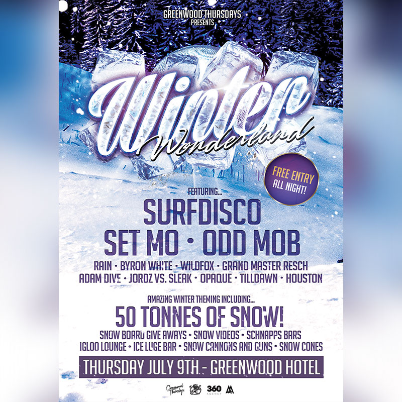 Winter Wonderland Greenwood Hotel