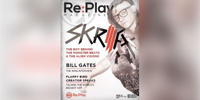 Skrillex Magazine Cover